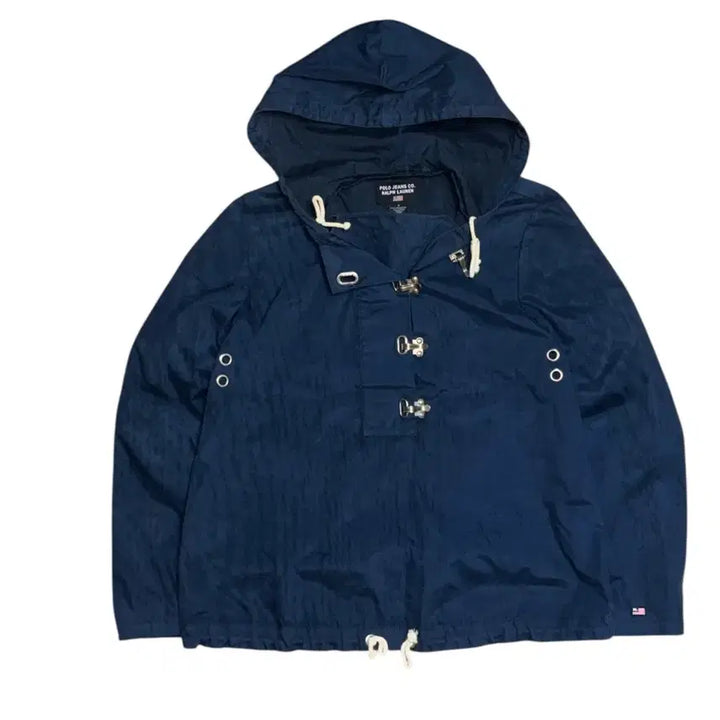 [BUNJANG] Polo Ralph Lauren Fireman Anorak Hooded Windbreaker / 폴로 랄프로렌 아노락 파이어맨 후드 바람막이