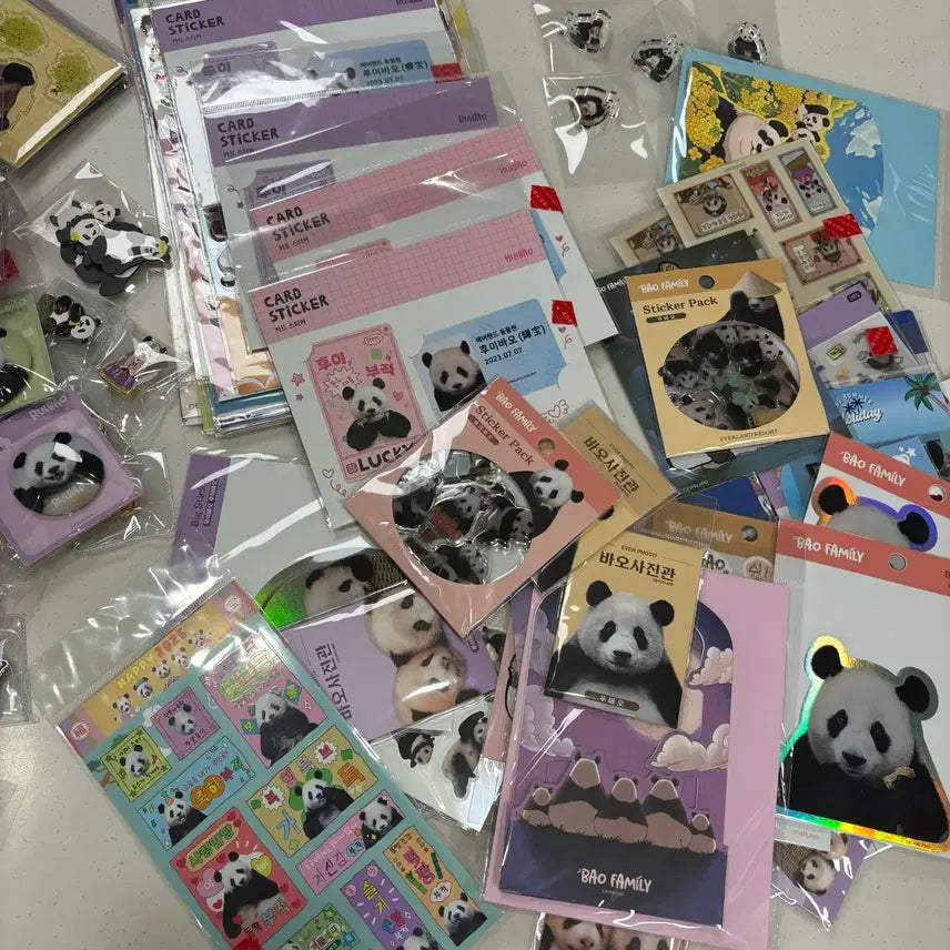 [SOLD OUT] 에버랜드 바오패밀리 굿즈 일괄