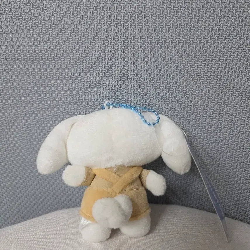 [BUNJANG] Sanrio Cinnamoroll Overalls Doll Keychain 10cm New / 정품)산리오 시나모롤 멜빵 인형 키링 10cm 새상품