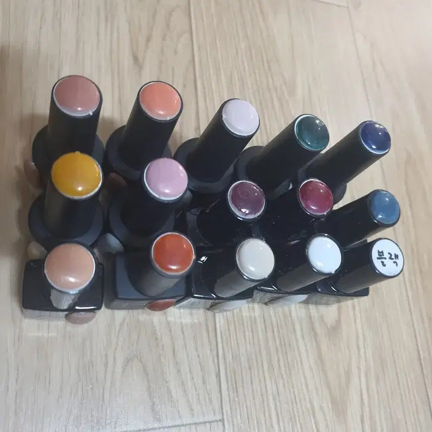 [BUNJANG] Gel Nail Art Color Gel Set (15 Shades) / 네일아트 젤네일 컬러젤 15종 세트