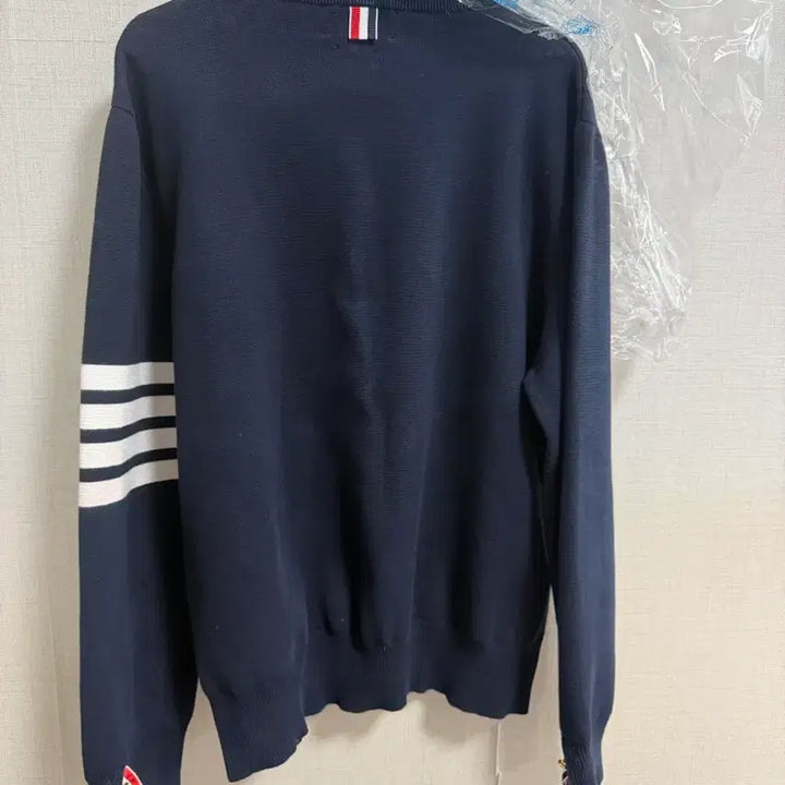 [SOLD OUT] (4,정품) 드라이완료 톰브라운 밀라노스티치 금장 니트 네이비