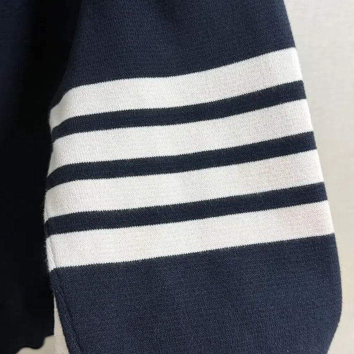 [SOLD OUT] (4,정품) 드라이완료 톰브라운 밀라노스티치 금장 니트 네이비