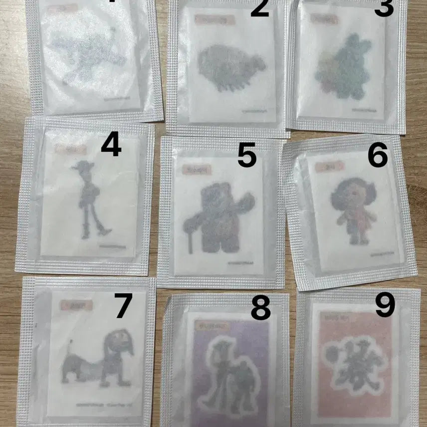 [BUNJANG] Starbucks Toy Story Sealed Mini Sticker Collection / (미개봉)스타벅스 토이스토리 띠부씰 스티커