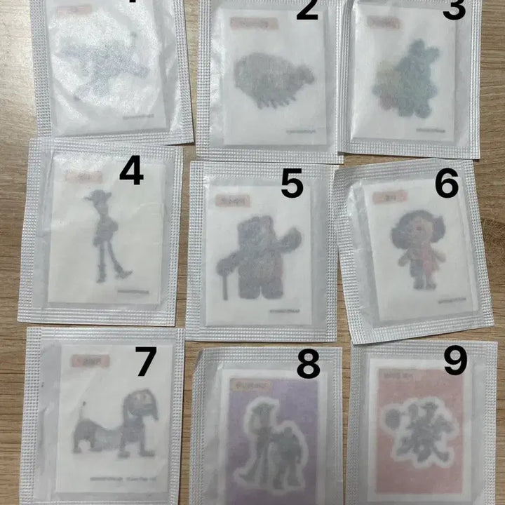 [BUNJANG] Starbucks Toy Story Sealed Mini Sticker Collection / (미개봉)스타벅스 토이스토리 띠부씰 스티커