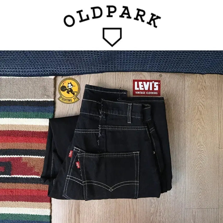 [BUNJANG] 일본판 OLD PARK 올드 파크 리바이스 와이드 핏 커스텀 데님 / 일본판 OLD PARK 올드 파크 리바이스 와이드 핏 커스텀 데님