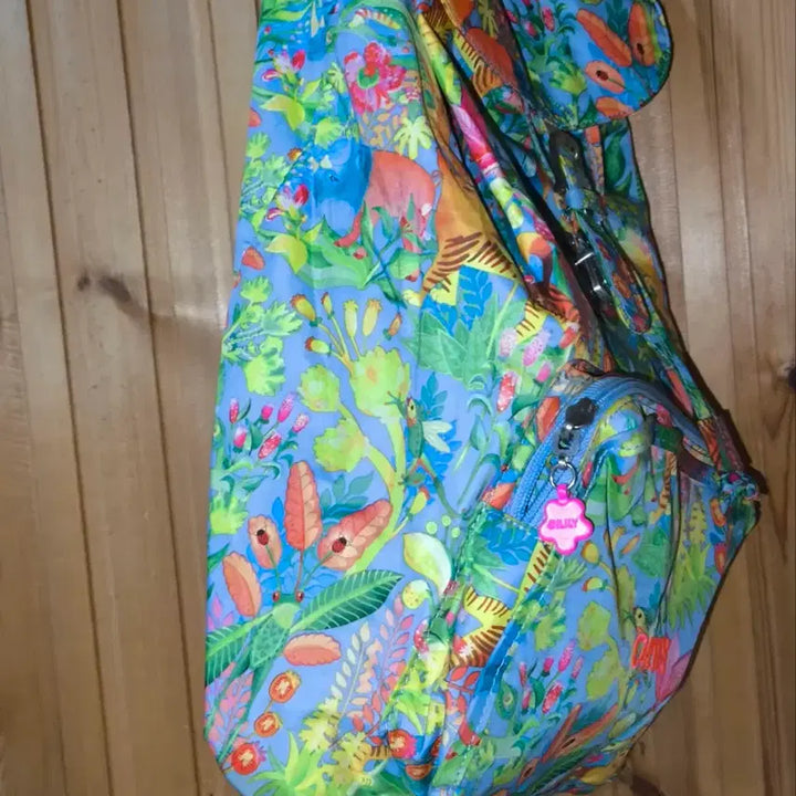 [BUNJANG] Oilily Flower Backpack / 오일릴리 플라워 백팩