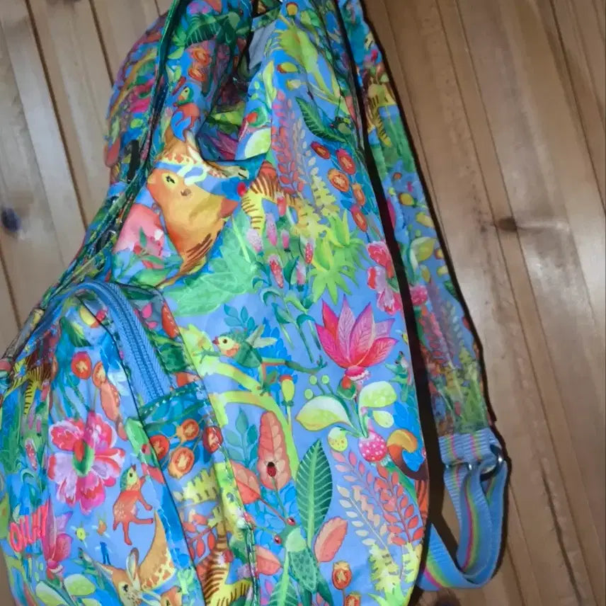 [BUNJANG] Oilily Flower Backpack / 오일릴리 플라워 백팩