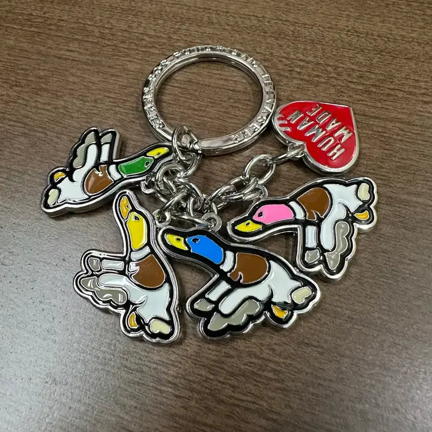 [BUNJANG] Human Made Flying Duck Keyring Silver / 휴먼메이드 플라잉 덕 키링 실버 humanmade 키체인 오리키링