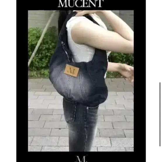 [BUNJANG] MUSEENT Denim Shoulder Bag (Dark Indigo) - New / 뮤센트 데님 숄더백 흑청 새상품