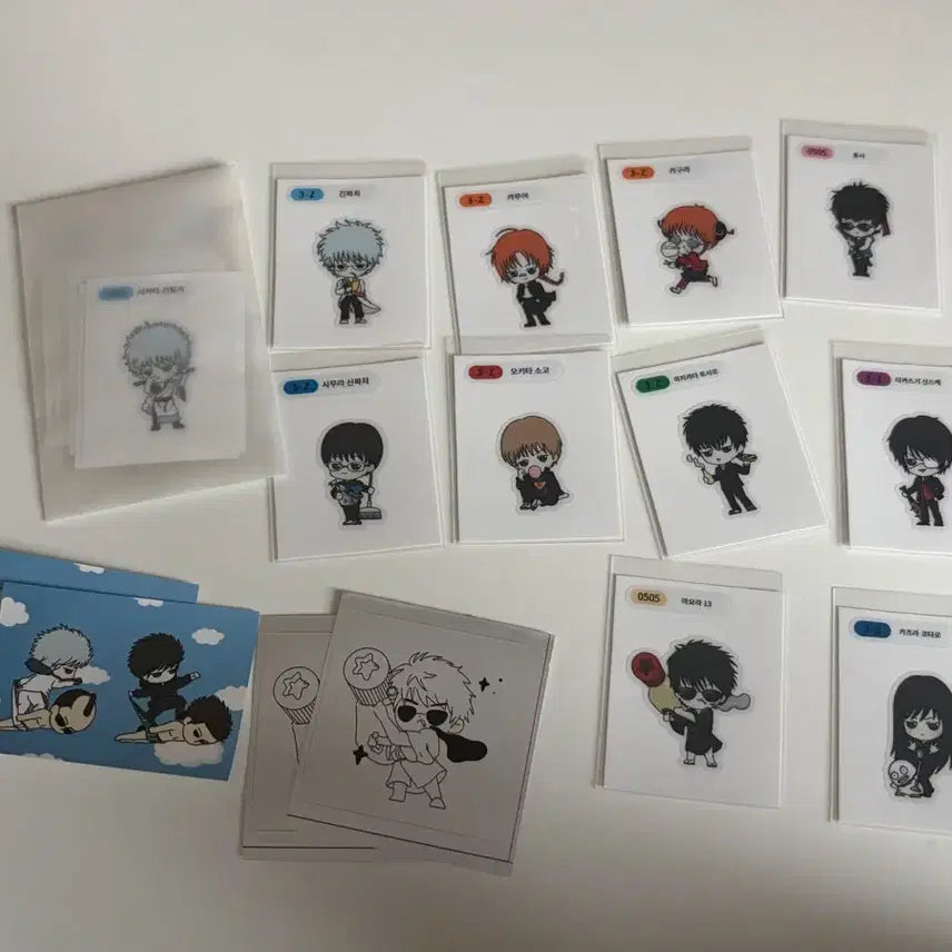 [BUNJANG] Odagin Gintama Seal Bundle Set / 오다기님 은혼 띠부씰 20장 일괄