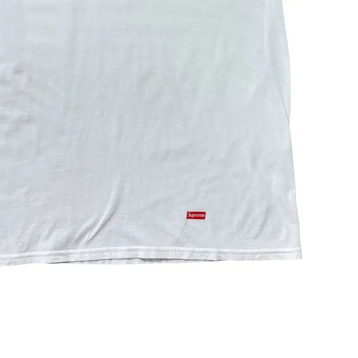 [BUNJANG] Supreme x Haynes White T-Shirt / 슈프림 헤인즈 흰색 반팔 티셔츠