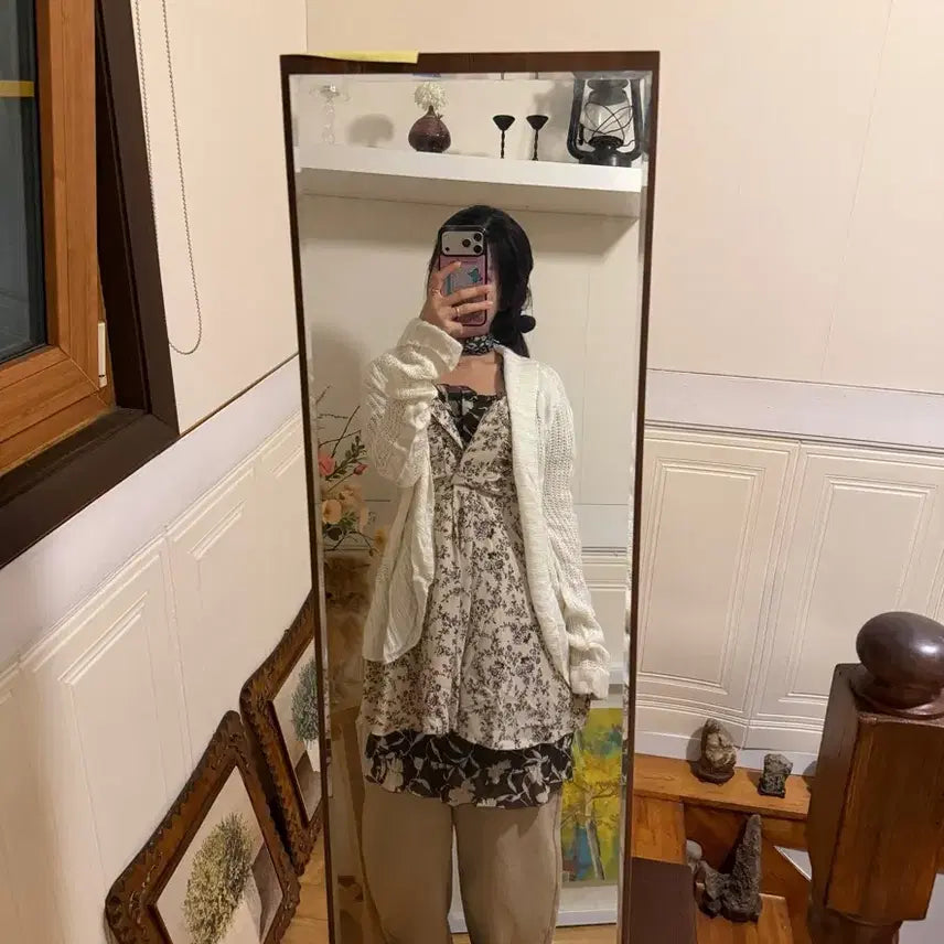 [BUNJANG] Japanese Vintage Nerd Mori Girl Set / 일본 빈티지 너드모리룩 너드 모리걸 빈티지 세트
