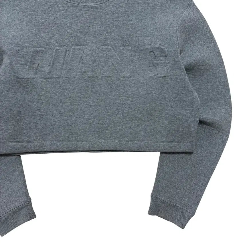 [BUNJANG] Alexander Wang x H&amp;M Logo Cropped Sweatshirt / 알렉산더왕 x H&amp;M 크롭 맨투맨