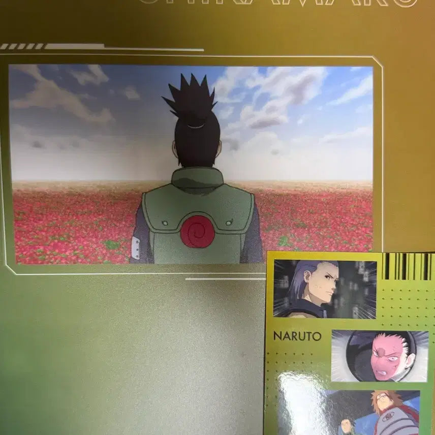 [BUNJANG] Shikamaru Jump Shop Golden Badge / 시카마루 점프샵 골든 캔뱃지 (클리어파일 스티커 제일복권 하위상 증정)