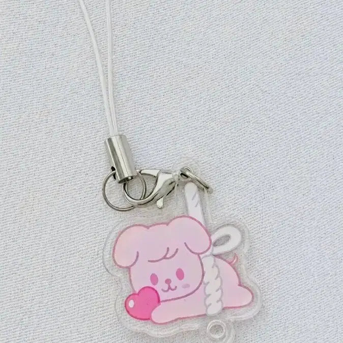 [BUNJANG] First, First Fanmeeting Strawberry Plush Keyring / 3/28 팬미팅 입장 특전 첫첫 퍼핌 딸기 키링