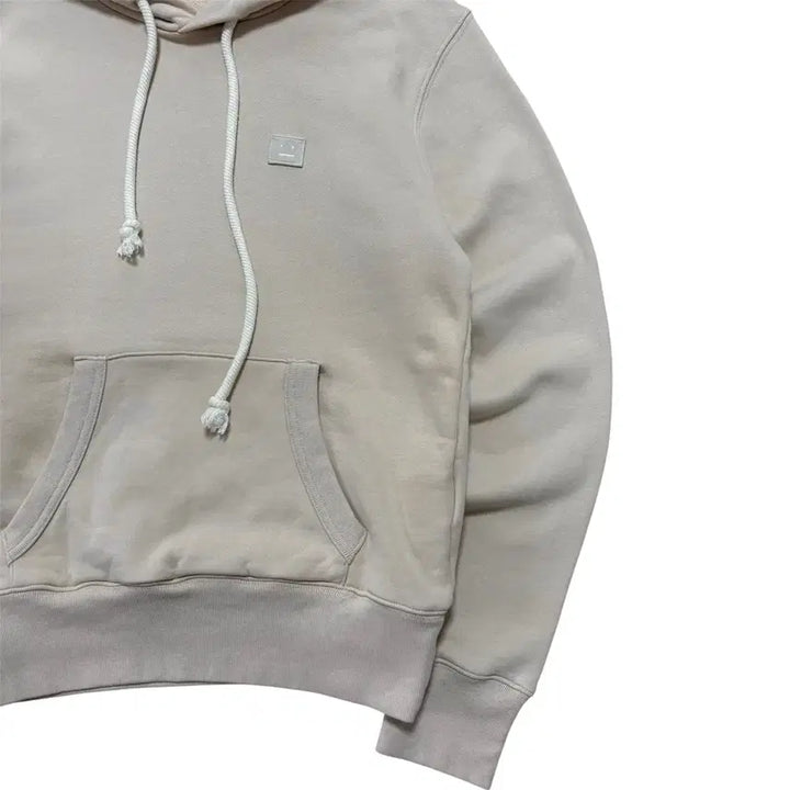 [BUNJANG] Acne Studios Face Logo Hoodie Pale Beige S / 아크네 스튜디오 페일 베이지 후드티