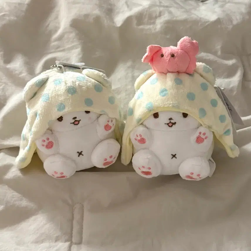 [BUNJANG] Sanrio Marumo Hubiyori Keyring Doll Set / (새상품) 산리오 마루모 후비요리 키링 인형 세트