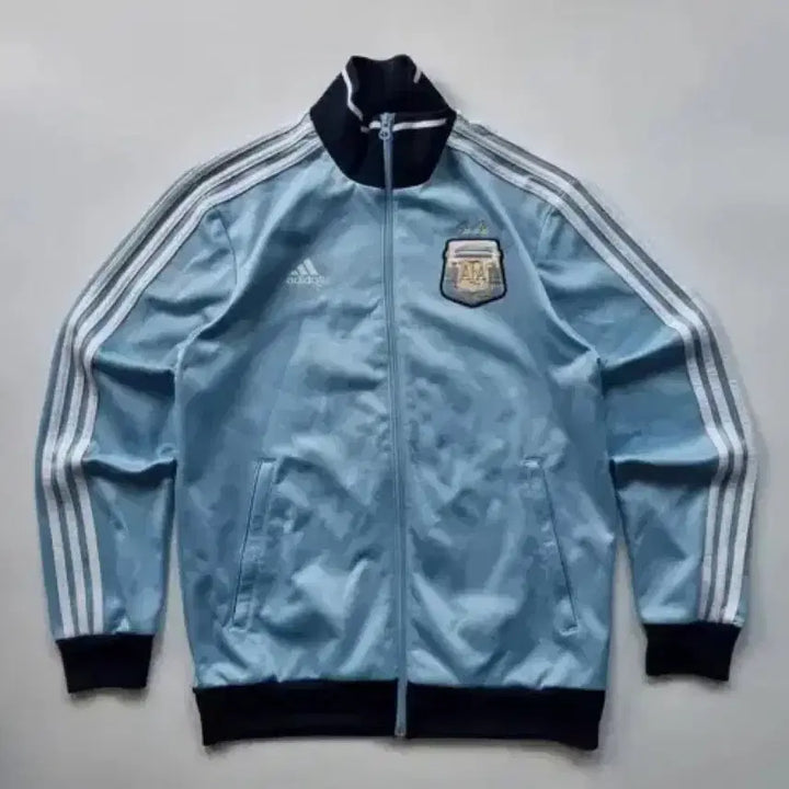 [BUNJANG] Adidas Argentina Messi Track Top Jersey / 아디다스 아르헨티나 메시 져지 트랙탑 소라