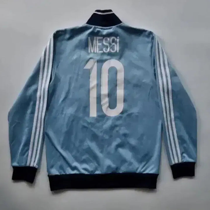 [BUNJANG] Adidas Argentina Messi Track Top Jersey / 아디다스 아르헨티나 메시 져지 트랙탑 소라