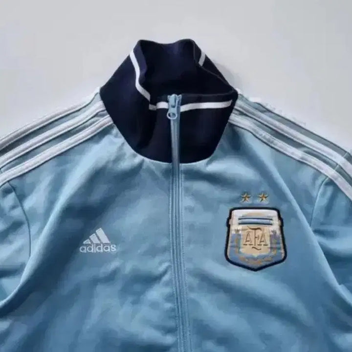 [BUNJANG] Adidas Argentina Messi Track Top Jersey / 아디다스 아르헨티나 메시 져지 트랙탑 소라