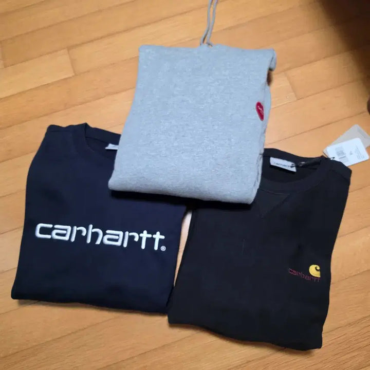 [BUNJANG] Carhartt WIP Sweatshirts and Hoodie Bundle Set - Size XL / 칼하트WIP 맨투맨2장 후드1장 XL 일괄