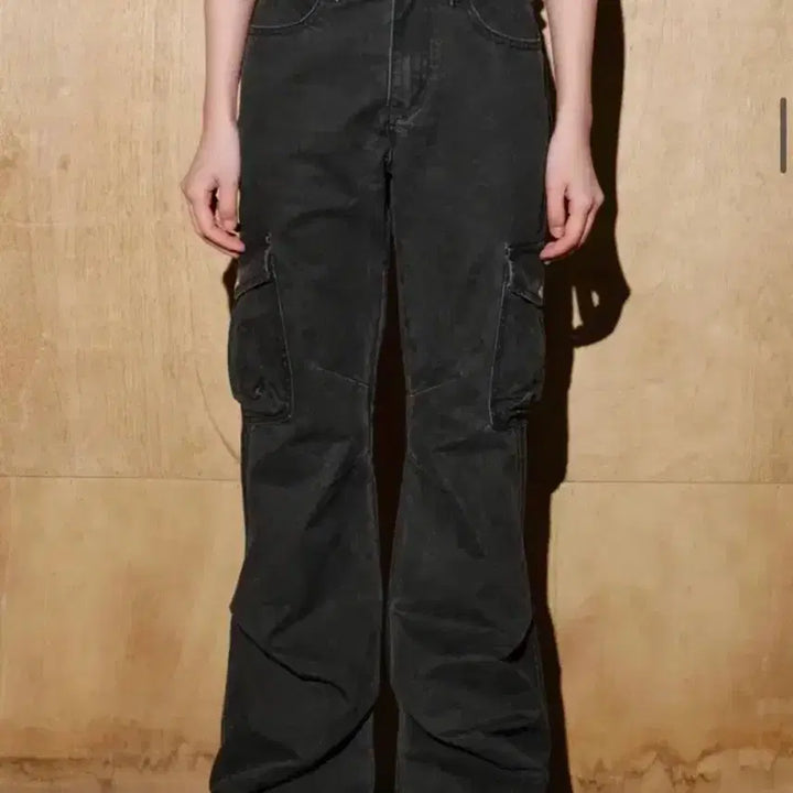 [BUNJANG] Helene Paris Washed Bootcut Denim Pants / 헬레네파리스 카치온 워시드 부츠컷 데님팬츠 바지 S