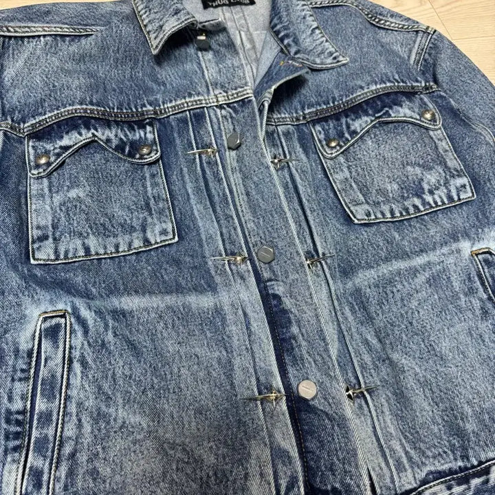 [BUNJANG] THUG CLUB Washed Denim Jacket / 떠그클럽 데님 자켓