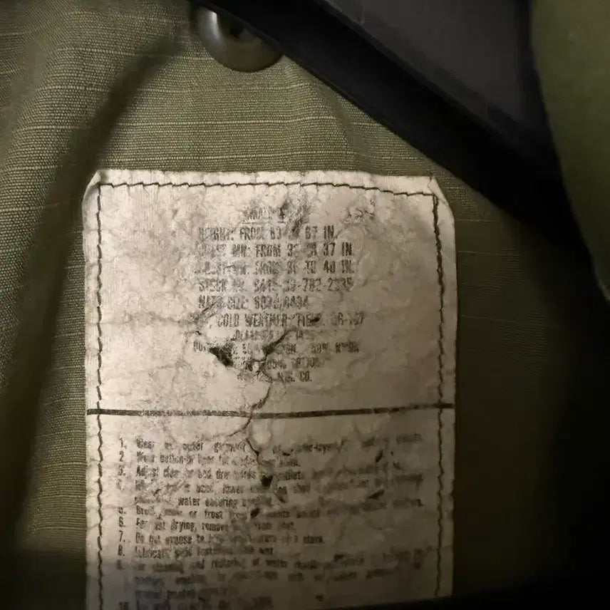 [BUNJANG] M65 Field Jacket Original Small Regular S/R / M65 필드자켓 오리지널 스몰 레귤러 s/r