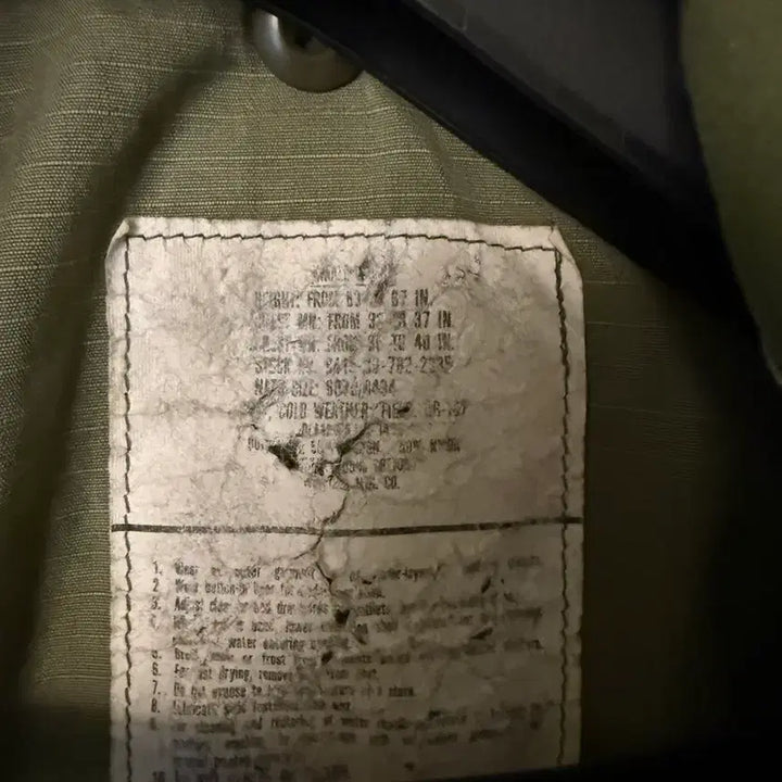 [BUNJANG] M65 Field Jacket Original Small Regular S/R / M65 필드자켓 오리지널 스몰 레귤러 s/r