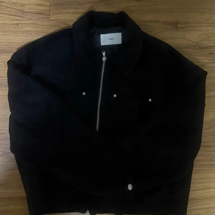 [BUNJANG] Roiel Black Suede Short Jacket / 로에일 블랙 스웨이드 숏 자켓