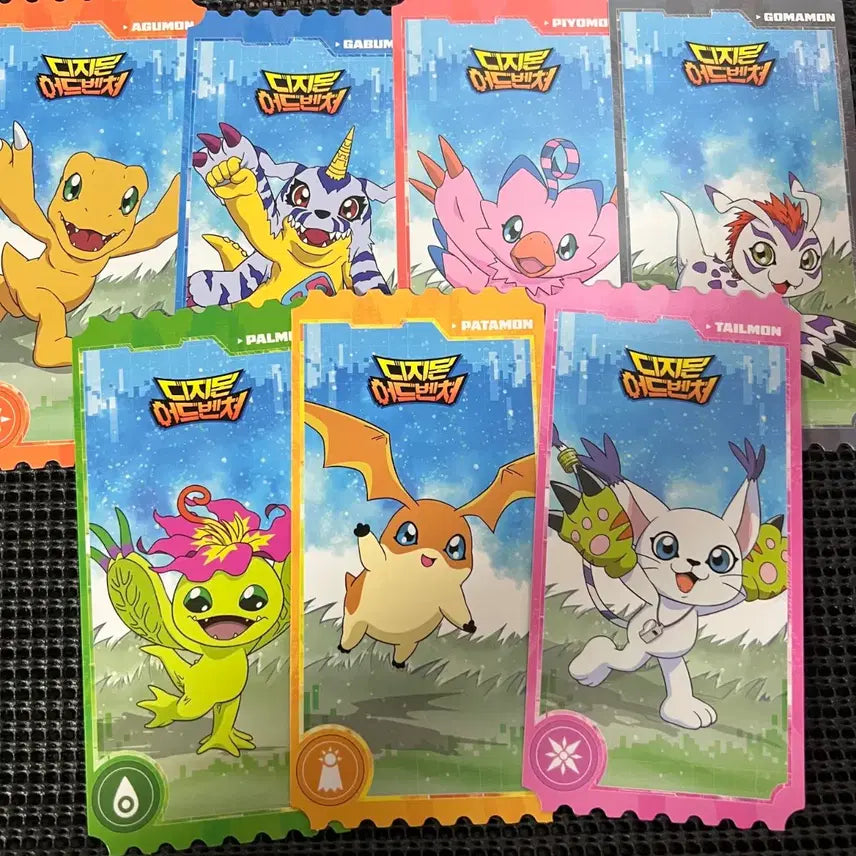 [BUNJANG] Digimon Collaboration Cafe Exclusive Set / 디지몬 콜라보 카페 구매 특전 7종