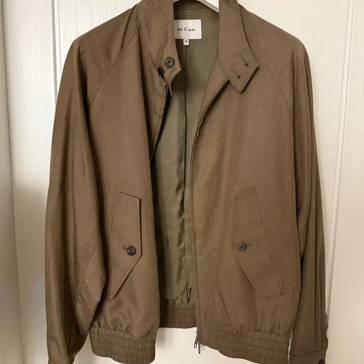 [BUNJANG] Artifects Blouson Jacket Khaki Size M / 아트이프액츠 블루종 자켓 M 카키 그린