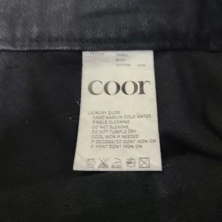 [BUNJANG] COOR Big Pocket Wide Leg Denim Black M / 쿠어 빅포켓 와이드 레그 데님 블랙 M 팝니다