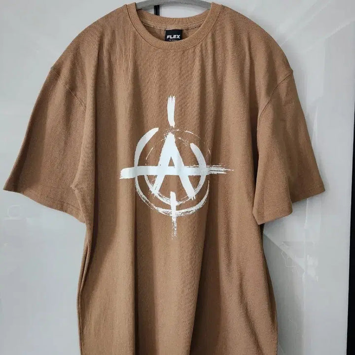 [BUNJANG] FLEX Printing Short Sleeve T-Shirt - Large / FLEX 프린팅 반팔 티셔츠 L