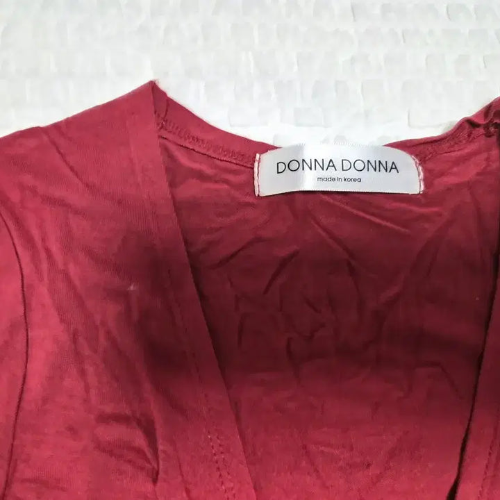 [BUNJANG] Ruched Long Sleeve T-Shirt Burgundy / (새상품)셔링 롱슬리브 티셔츠 버건디