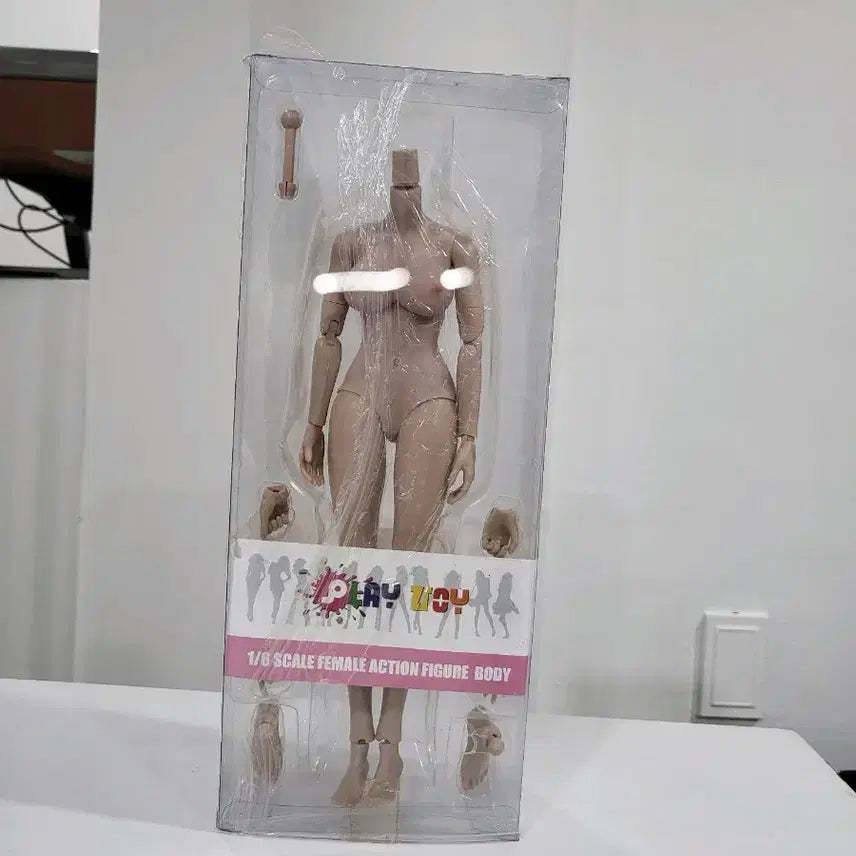[BUNJANG] Play Toy 1/6 Scale Silicone Female Base Model 2.0 White Large Bust Figure / 플레이토이 1/6 실리콘 바디