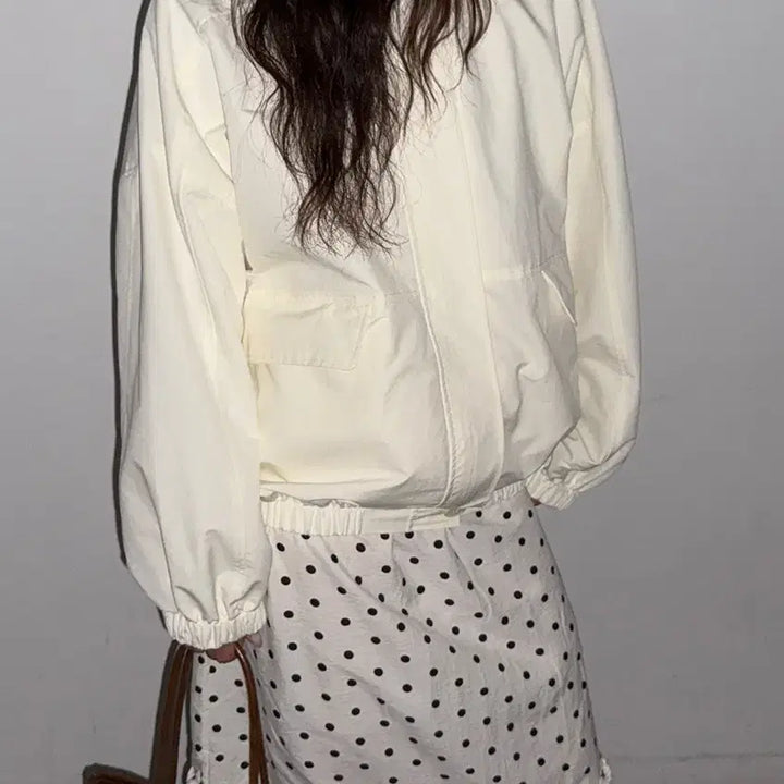 [BUNJANG] OuYuse Shopperland Blouson Windbreaker Jumper / 오유세 쇼퍼랜드 블루종 바람막이 점퍼