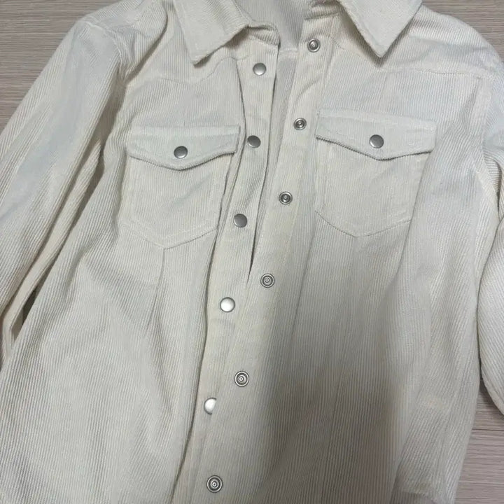 [BUNJANG] Corduroy Snap Button Shirt / 코듀로이 골덴 스냅 셔츠