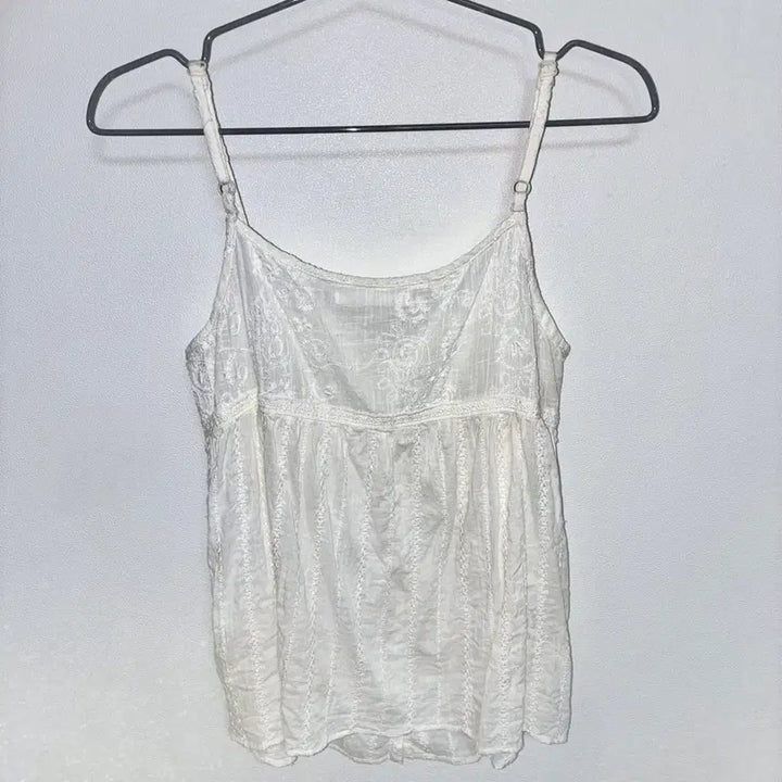 [SOLD OUT] tricot tricot 일본 빈티지 모리걸 레이스 나시 블라우스