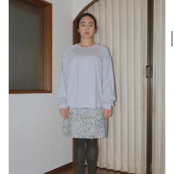 [BUNJANG] Pesto Ruffle Top / 페스토 러플티 포그