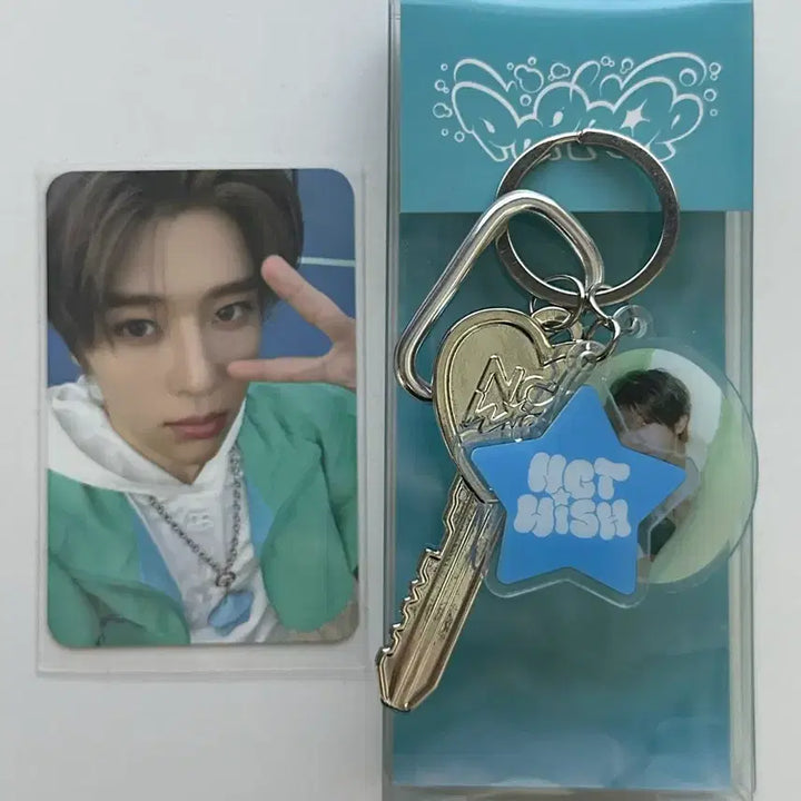 [BUNJANG] NCT Wish Zion Pop-up MD Keychain Photocard (Unsealed) / 시온 팝팝 엠디 열쇠 키링 포카 단순개봉 엔시티위시