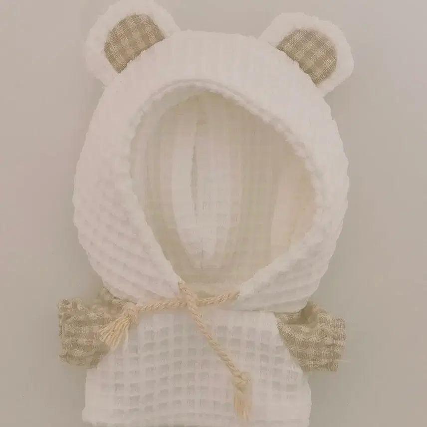 [SOLD OUT] 10cm 인형옷 아이돌룩 와플베어후드
