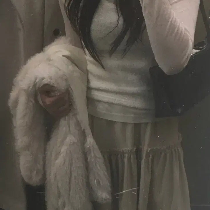 [SOLD OUT] 히피디피 밀키 플레어 미디 빈티지 스커트 milk flare skirt
