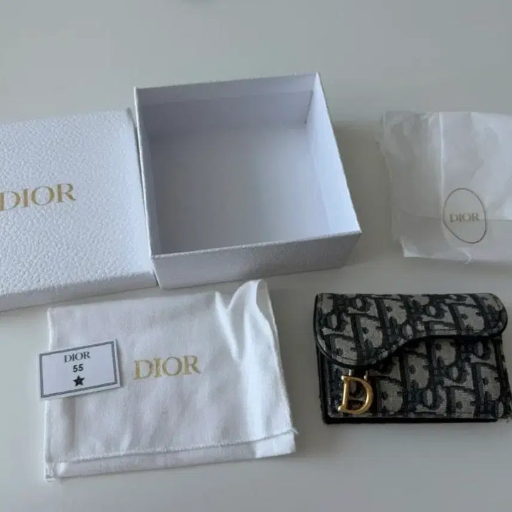 [BUNJANG] Dior Oblique Saddle Card Wallet / 디올 오블리크 새들 카드지갑 풀박스