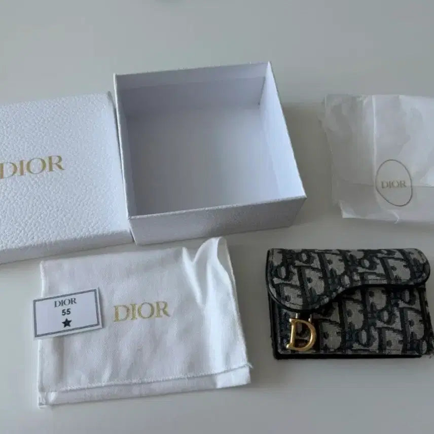 [BUNJANG] Dior Oblique Saddle Card Wallet / 디올 오블리크 새들 카드지갑 풀박스