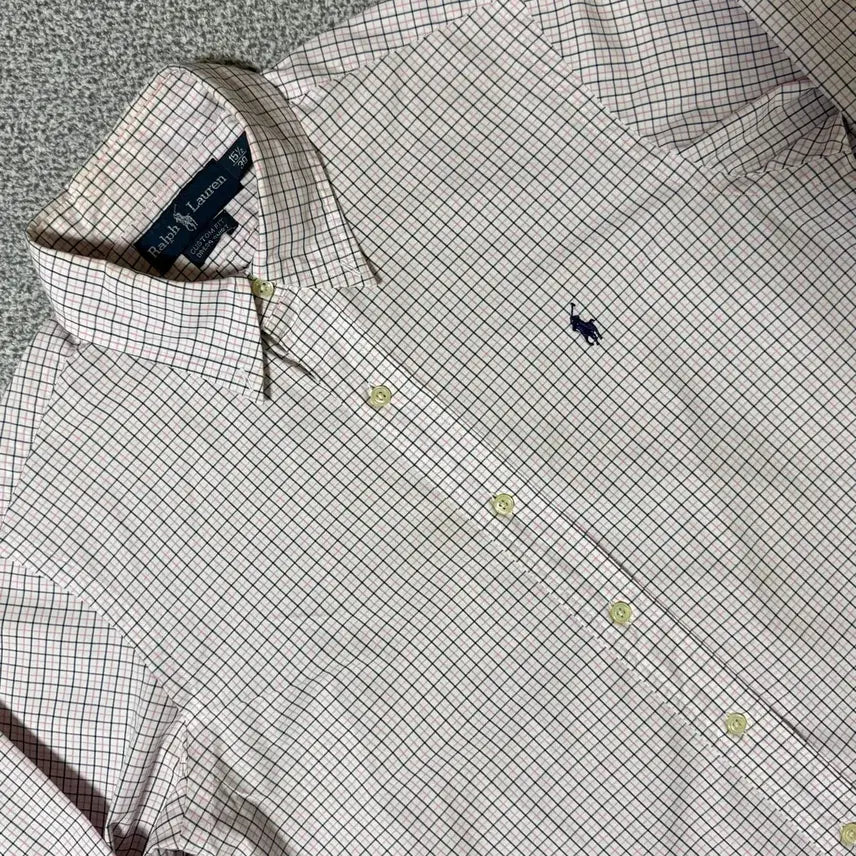 [BUNJANG] Polo Ralph Lauren Custom Fit Checkered Shirt / 폴로 랄프로렌 커스텀핏 체크 셔츠 100