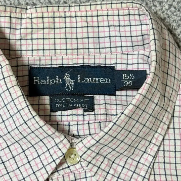 [BUNJANG] Polo Ralph Lauren Custom Fit Checkered Shirt / 폴로 랄프로렌 커스텀핏 체크 셔츠 100
