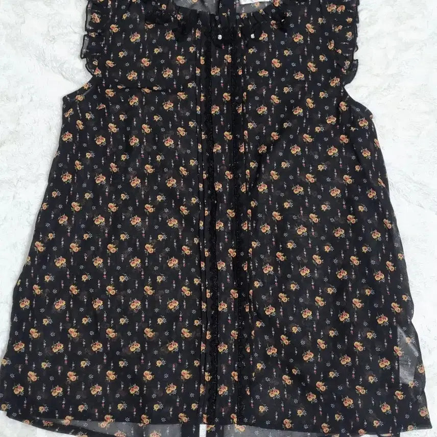 [BUNJANG] Axes Femme Floral Chiffon Blouse / 일본 빈티지 일브엑시즈팜 axes femme 플로럴 쉬폰 블라우스