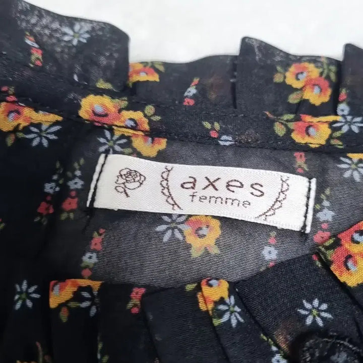 [BUNJANG] Axes Femme Floral Chiffon Blouse / 일본 빈티지 일브엑시즈팜 axes femme 플로럴 쉬폰 블라우스