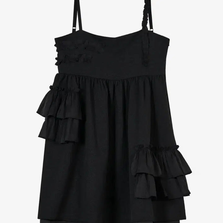 [BUNJANG] Type Service Ruffle Sleeve Volume Dress / 타입서비스 러플 슬리브 볼륨 드레스 베이비돌 블랙